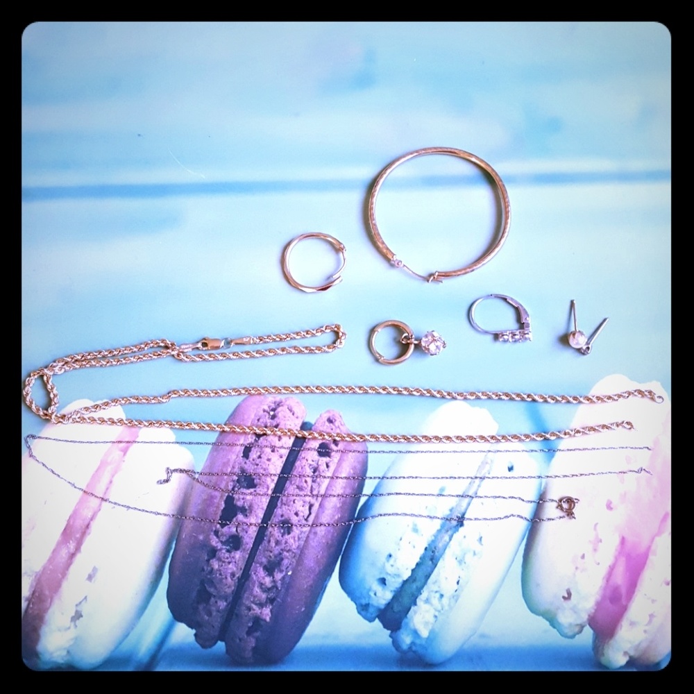 10k/14k Solid gold and diamonds